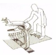 E100 Posicionamento do operador
